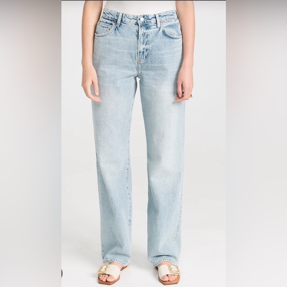 Reformation Preston Baggy High-Rise Straight Jeans - Picture 1 of 5